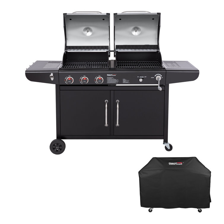 https://assets.wfcdn.com/im/43124751/resize-h755-w755%5Ecompr-r85/2570/257042343/Royal+Gourmet++3-Burner+Free+Standing+Liquid+Propane+27000+BTU+Gas+and+Charcoal+Grill+with+Cabinet.jpg