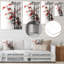 Japon, bambou rouge et gris I - Bambou, art mural en métal, salon-92735482