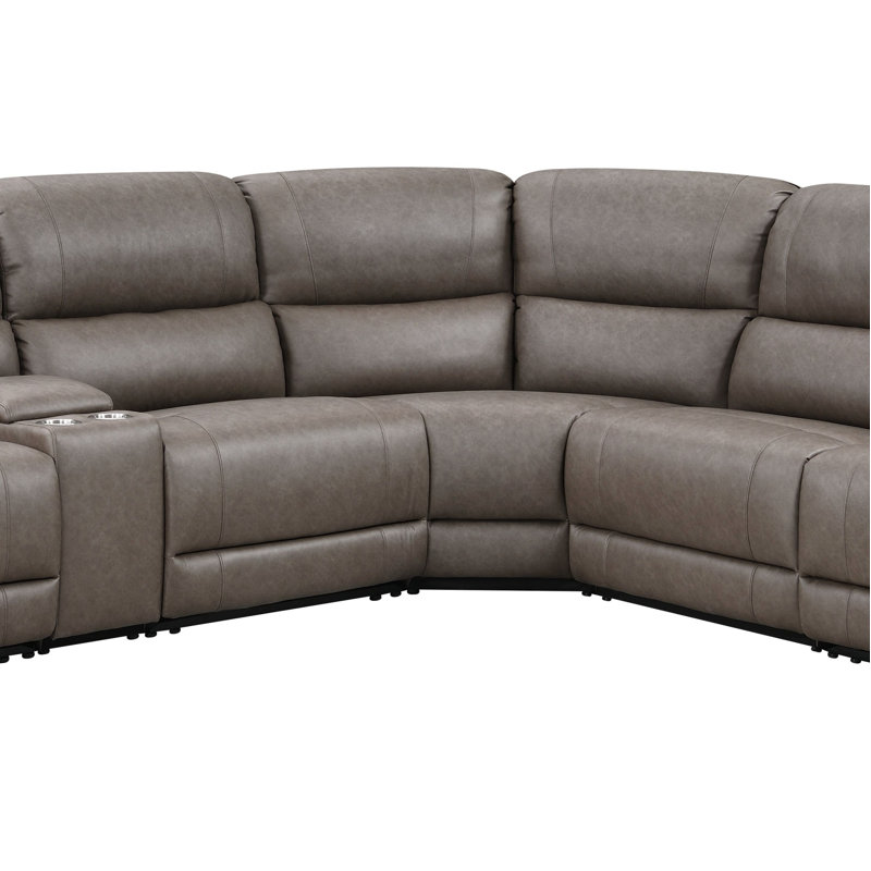 Canapé modulaire en cuir synthétique Motion