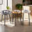 Upholstered With  Footrest For Kitchen Island Bar Stools (Set of 6)-481976812