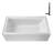 Streamline 66 in. x 34 in. Acrylic Left-Hand Drain Alcove Bathtub in Glossy White With External Drain-108298499