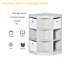 Armoire de coin pour enfants, organisateur de rangement pour jouets Cubby, bibliothèque avec trois paniers pour salle de jeux, chambre à coucher, salon-218503572