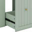 Meuble-lavabo contemporain de 20 pouces avec lavabo en céramique avec tiroir, tablette latérale et poignée-466082828