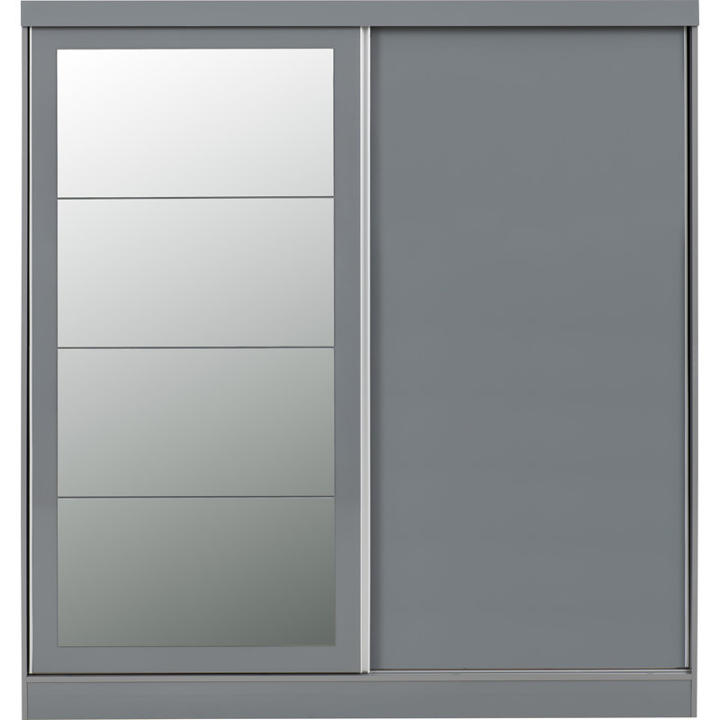 Cascio 2 Door Sliding Wardrobe, Grey