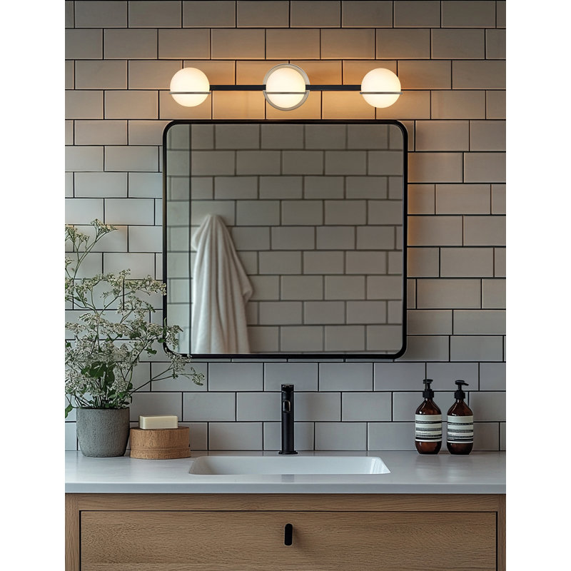 Bar pour salle de bain Eastwood, 3, Noir mat / laiton