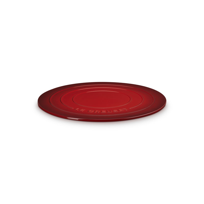 Le Creuset Stoneware Round Pizza Stone, 15", Cerise