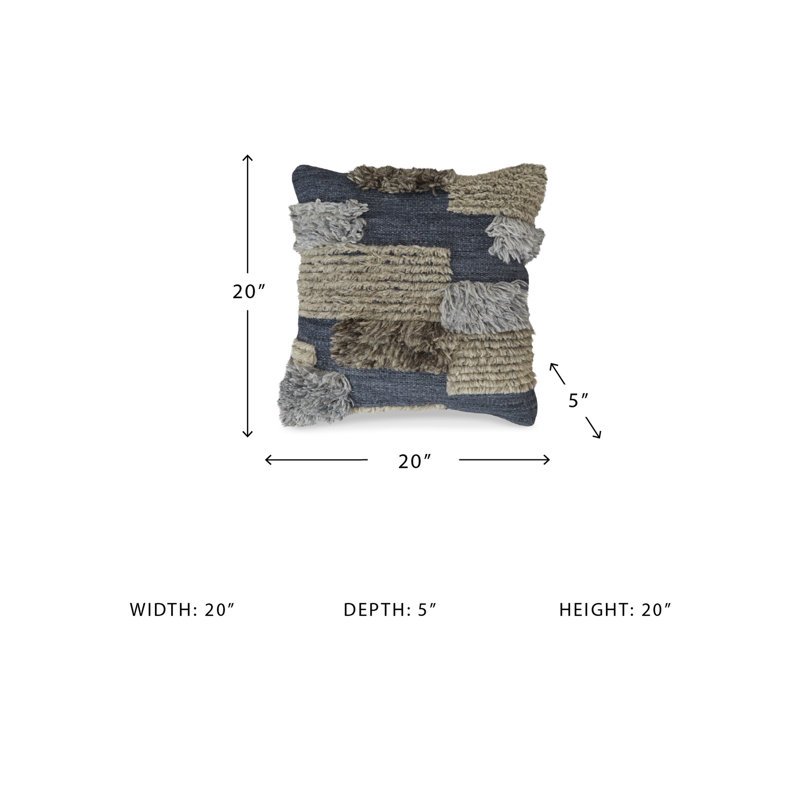Housse et insert de coussin carré Jaeson