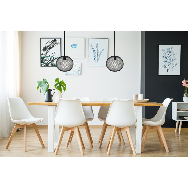 Luminaire suspendu sphère 1 lumière Paxton, H 10,4 po x l 11,4 po x P 11,4 po