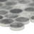 Montessa Penny Round 12 in. x 12 in. Glossy Glass Mosaic Wall Tile-88135432