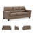 89'' Faux Leather Sofa-713633820