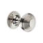 Beehive Door Knob 55mm Polished Nickel