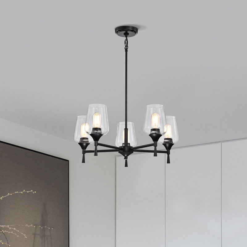Lustre classique / traditionnel 5 lumières Aidan-James