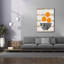 «Bowl Of Oranges On Wood» par Linda Woods, art mural sur toile-2100637440