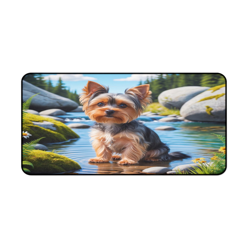 Polyester Desk Pad, 14.4x12.1