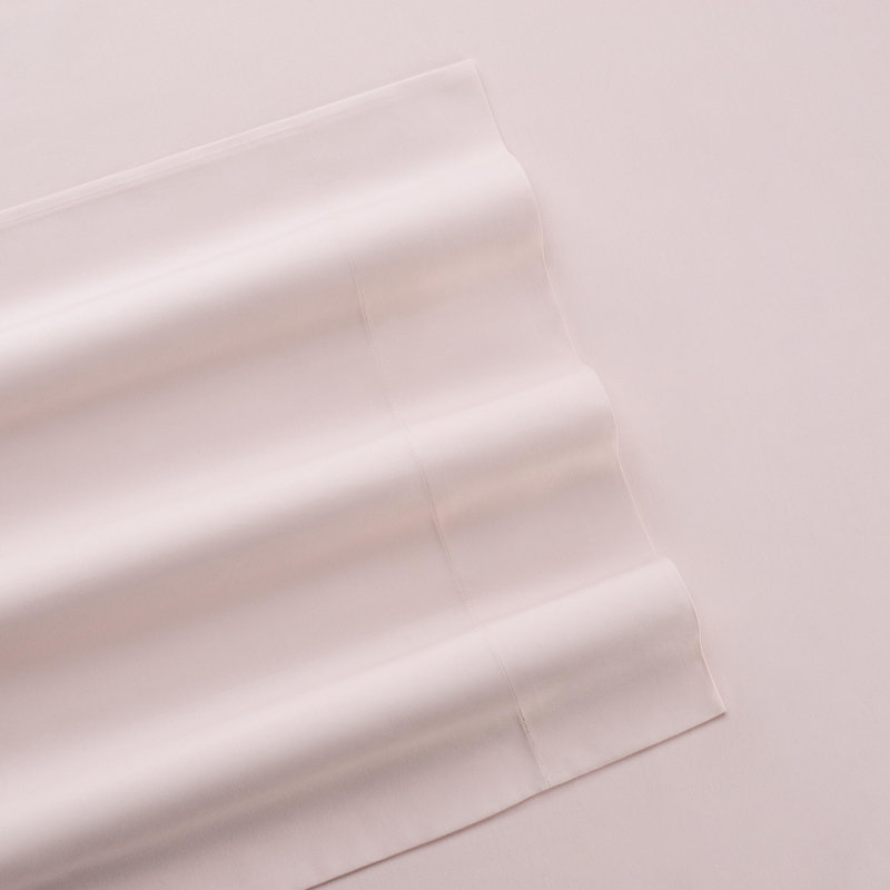 Ensemble de draps 225 fils, Complète, Rose pétale