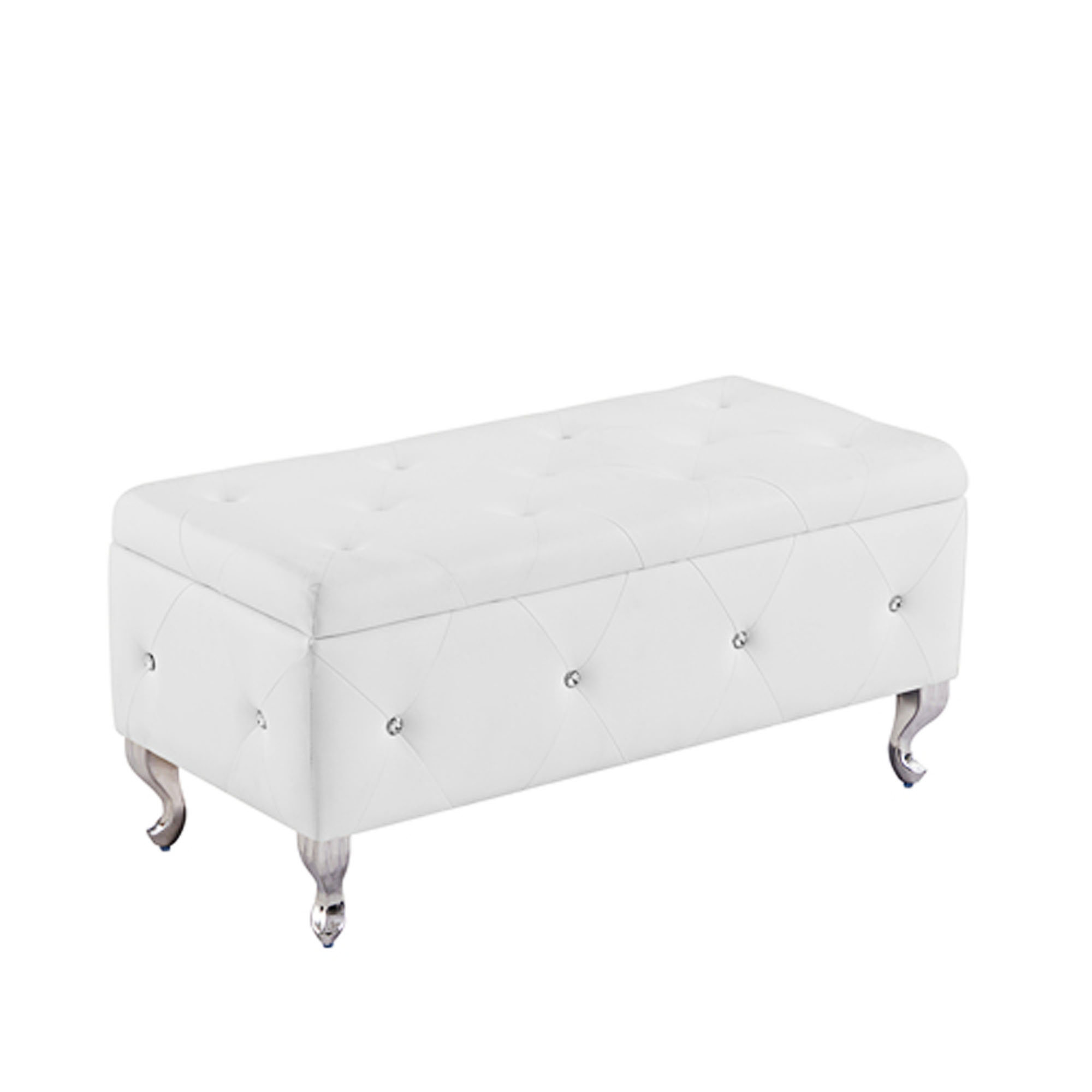 House of Hampton® Upholstered Bench Flip Top Storage Bench Entryway