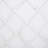 Antique White Concrete Side Table With Nautical Pattern - 15.64" W X D 17.93" H Ready To Use Rope Trim No Assembly Needed
