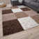 Myshaggy Collection Rugs Geometric Design in Brown