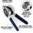 Zulay Lemon Squeezer Stainless Steel With Premium Heavy Duty Solid Metal Squeezer Bowl And Food Grade Silicone Handles - Large Manual Citrus Press Juicer And Lime Squeezer Stainless Steel -113040993