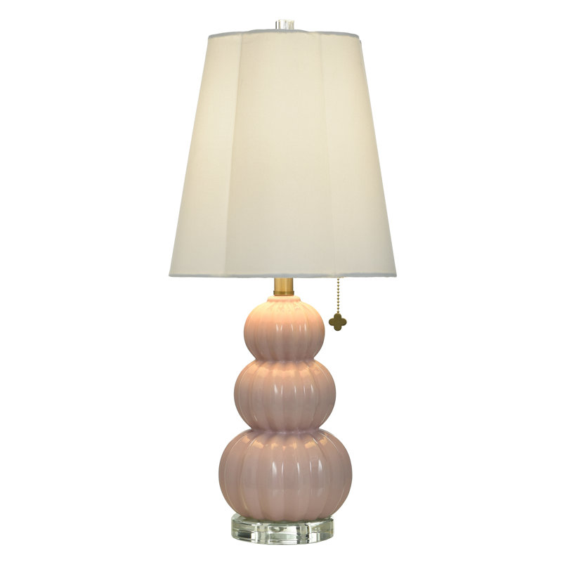 Petite lampe de table Tamara Day for Stylecraft Ophelia, Pivoine rose