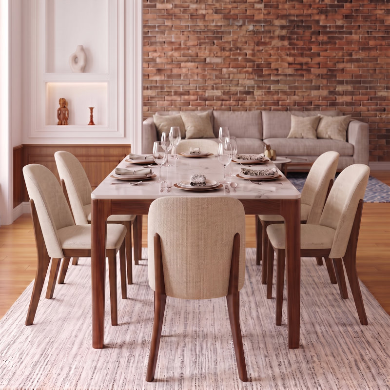 Chaise Bargman, Tissu beige