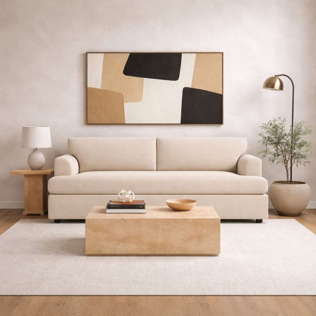 Brooks 93" Sofa, Bella Beach