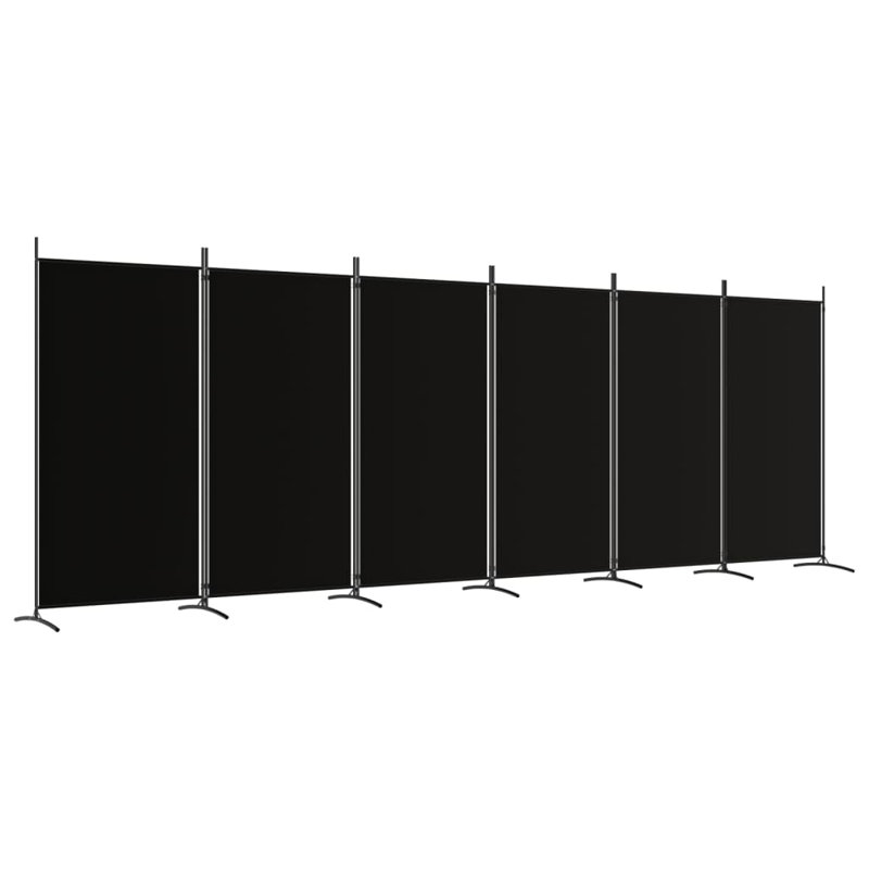 Cloison pliante Alaw H 70,9 po, Noir, 6