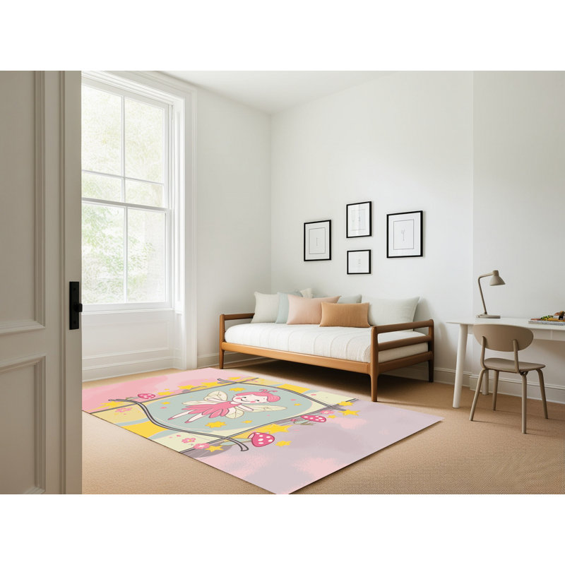 Tapis fantaisie East Urban Home, Rectangle 5 pi x 7 pi