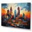 City Charlotte Collage IV sur toile-917937151-917937150