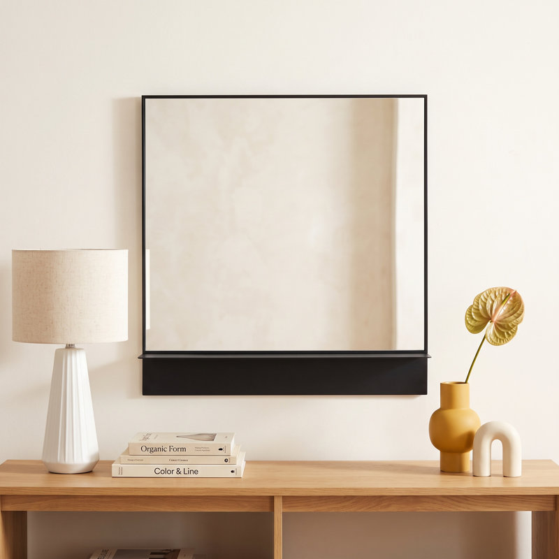 Streeter Mirror with Shelves
