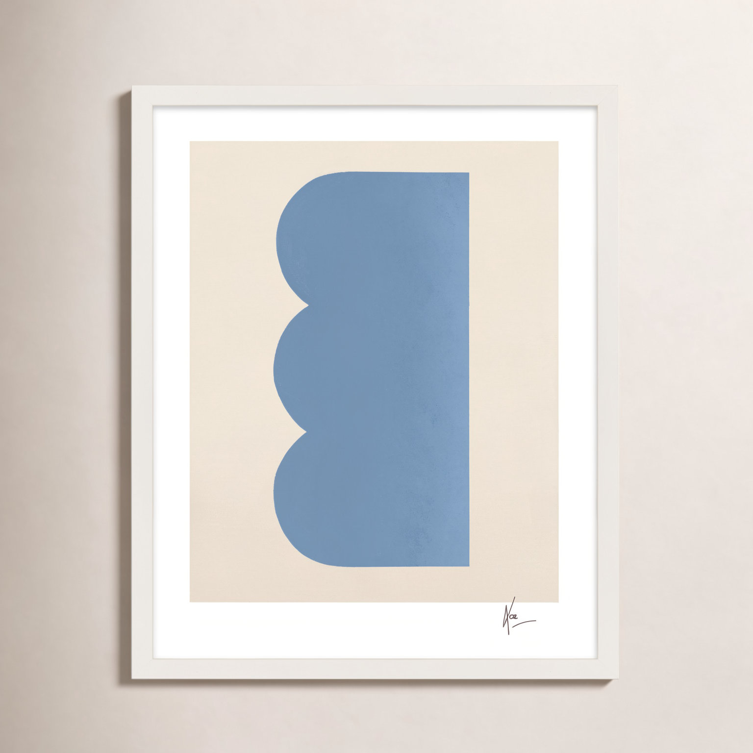Keyhole 6 by Lee Lessem, 20" H x 16" W x 1.25" D, White Framed