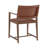 Morrow Upholstered Arm Chair in Brown