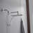 Modern 1-Spray Dual Tub Wall Mount Fixed And Handheld Shower Heads 2.5 GPM-110483101
