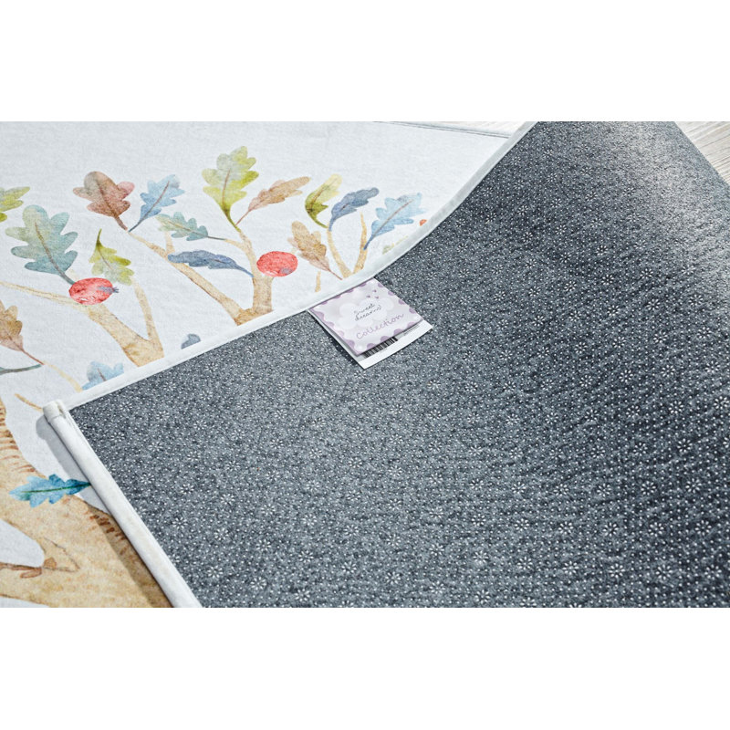 No Pattern And Not Solid Colour Flatweave Beige Area Rug, Rectangle 100 x 160cm