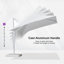 Parasol en porte-à-faux rectangulaire pivotant à gauche et à droite de 360 ° avec rotation à 360 ° 12 'x 9' avec base et rotation à 360 degrés-877549157
