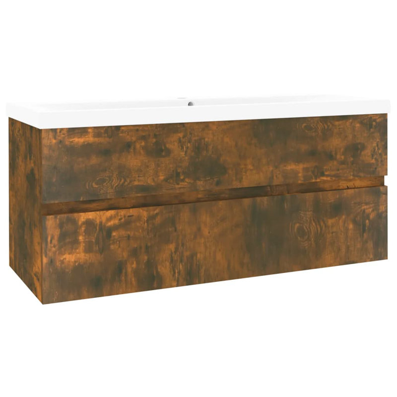 Shuff 1000mm Single Bathroom Vanity with Basin, Smoked Oak
