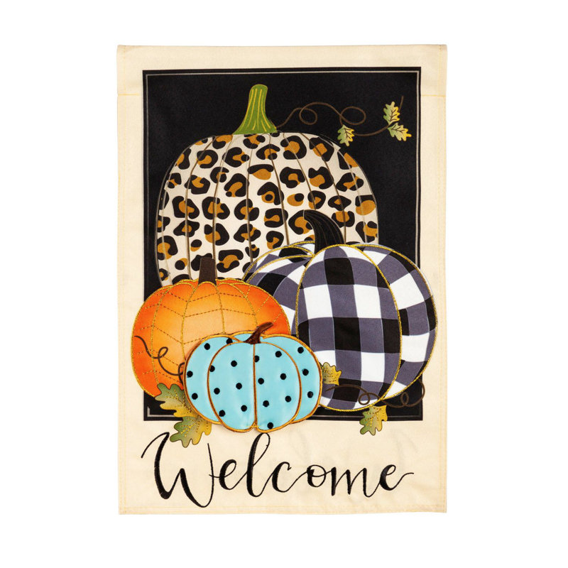 Drapeau de jardin en polyester 18 x 12,5 po Warman