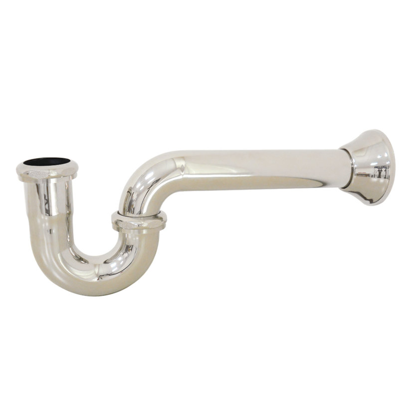 Kingston Brass Vintage 1-1/2 Inch Decor P-Trap, Polished Nickel