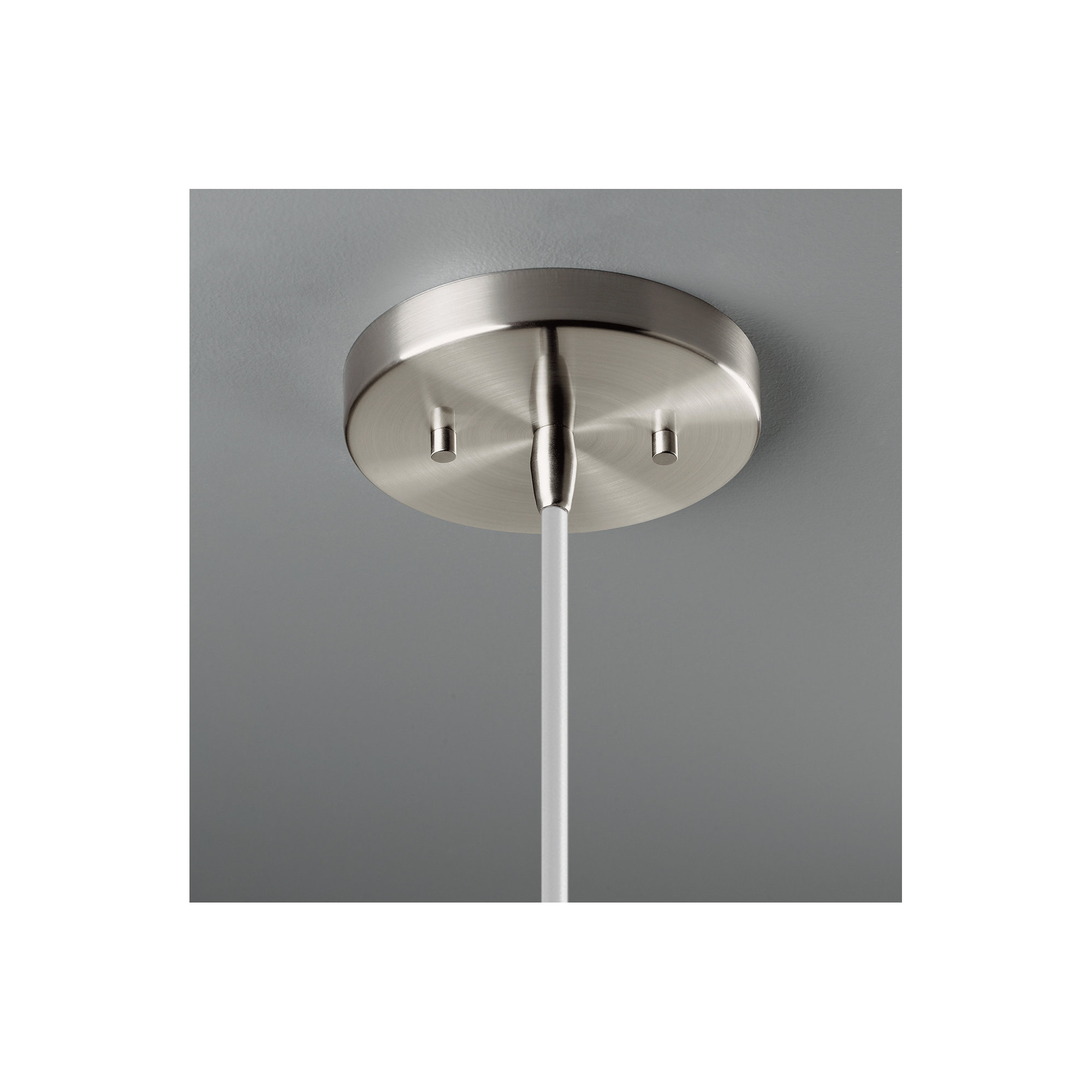 Leni Collection 1 - Light Cone Pendant Accents, Polished Chrome, Gloss White