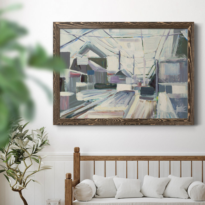 Pointed out - Cadre photo, reproduction d'art sur toile, Noyer, H 31,5 po x l 23,5 po x P 1,5 po