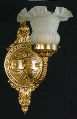 Cowie Armed Sconce, French Gold