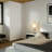 Internal Table Lamp - Chrome, White Linen Shade, Dimmer Switch