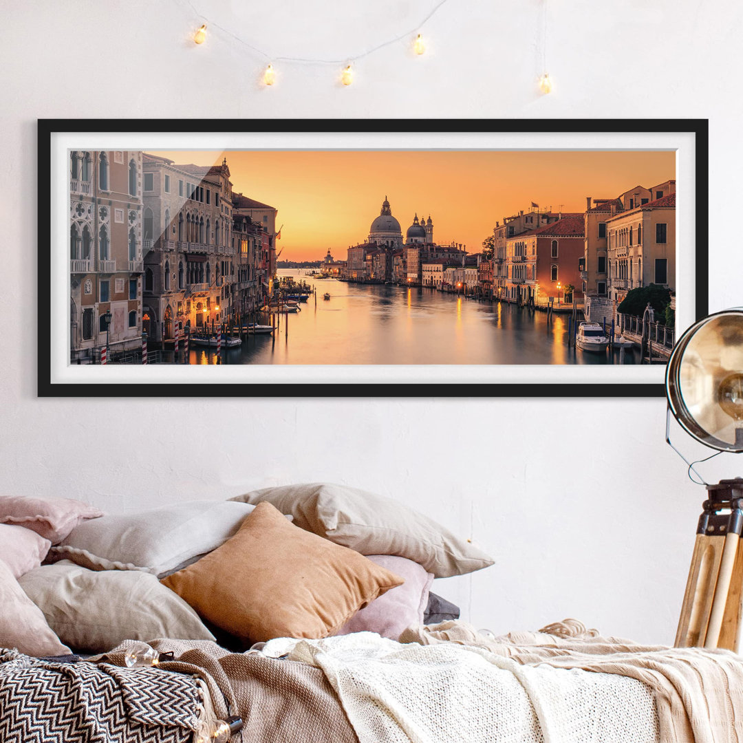 Gerahmtes Poster Golden Venice