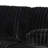 Cosmo Black Corduroy Small Sectional Sofa With Sleeper, Storage & Dropdown Table