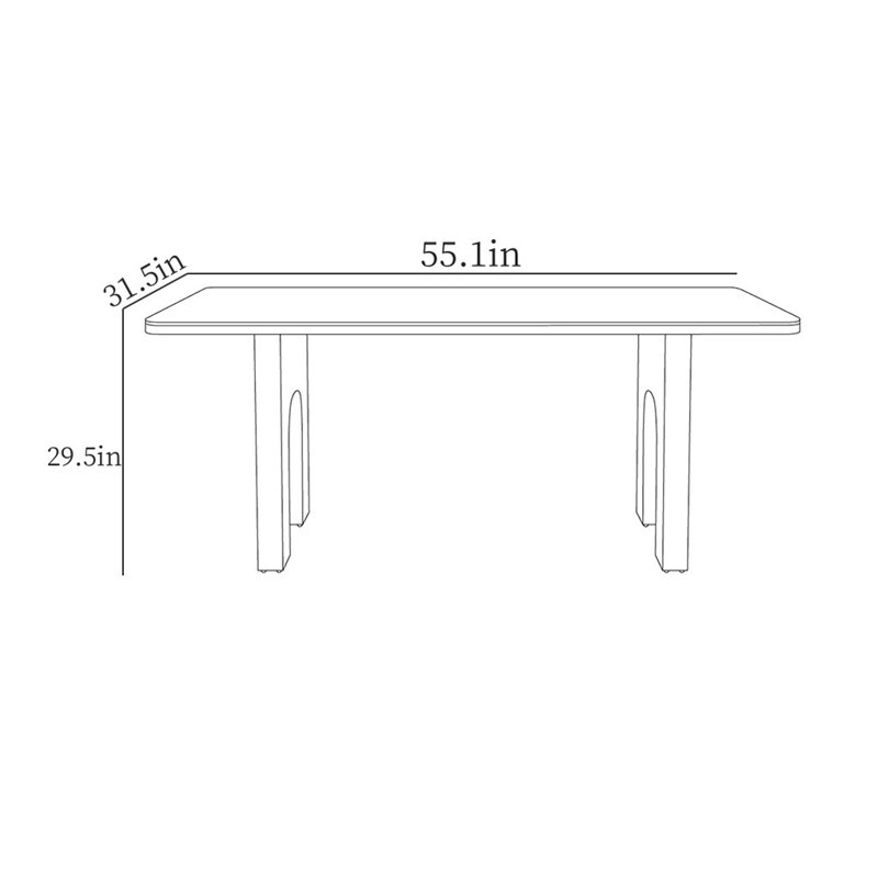 Rosito, H 29,5 po x L 55,1 po x l 31,5 po