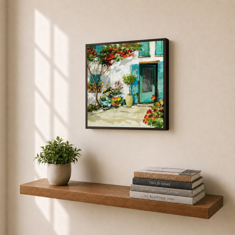 "Entrée tropicale" par Lorenzo Collective - Impression sur toile