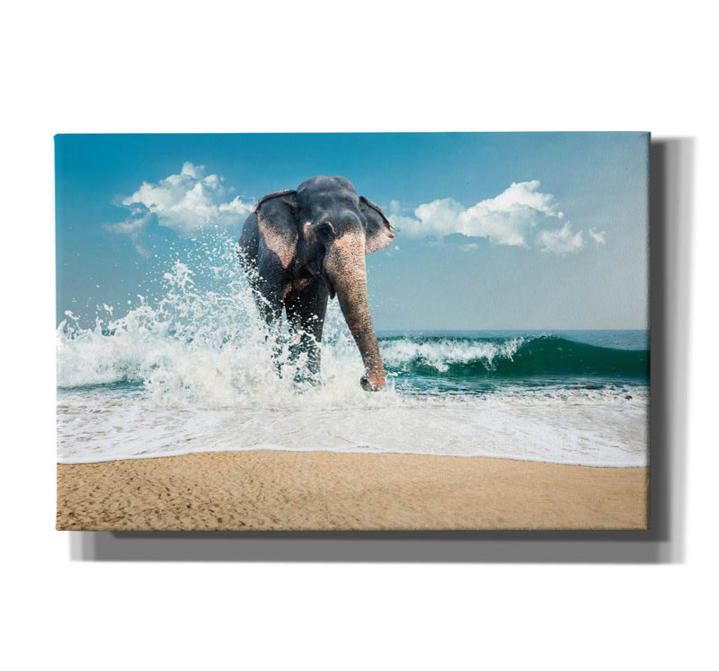 " Elephant " by PhotoINC Studio, 12" H x 18" W