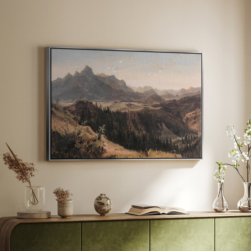 "Vintage Landscape - CDLIV" sur toile, H 17 po x l 25 po