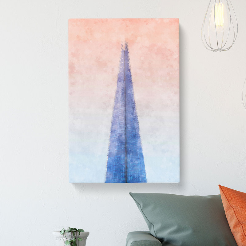 The Shard In London - Wrapped Canvas, 45cm H x 30cm W x 4cm D