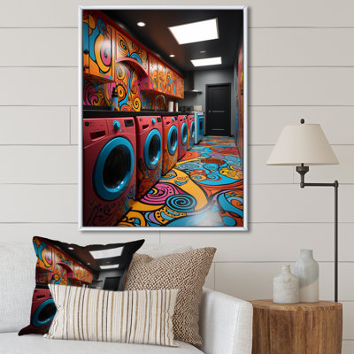 Blanchisserie, impression artistique sur toile II
